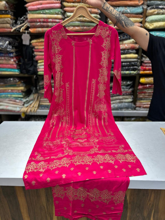 Imported Fabric with beautiful cord-set SL-66