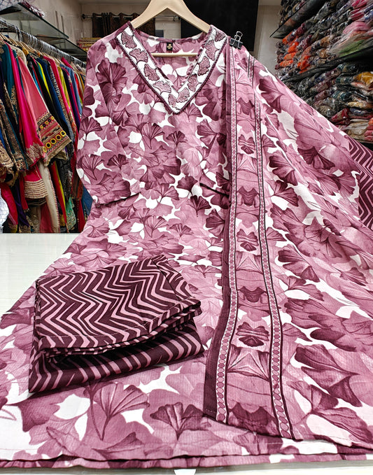 Pure Cotton Suit With Dupatta 1277