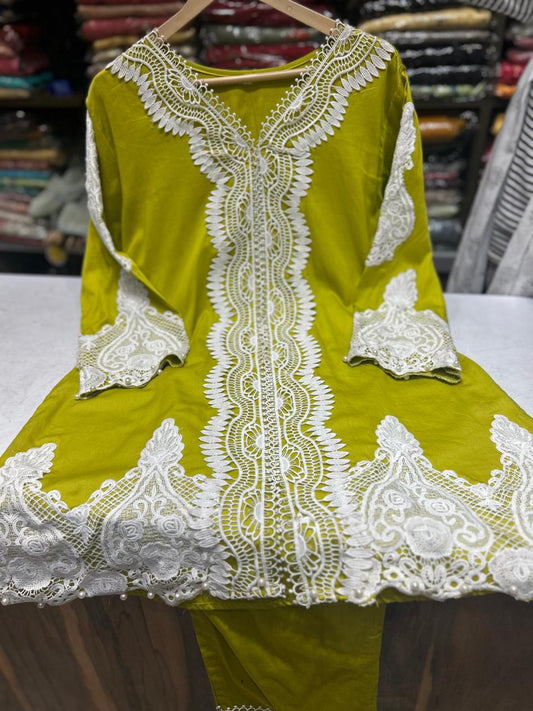 Pakistani Cord-set Lace Work SL-76
